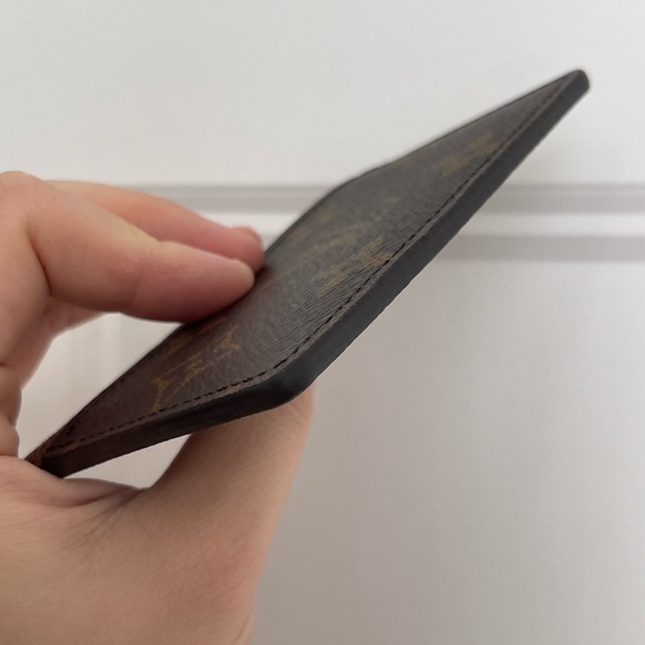 Louis Vuitton Brown and Tan Monogram Card Case - Picture 4 of 6